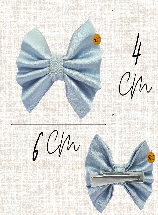 سايج سكوير مشابك شعر مربعة الشكل من سيج للحيوانات الأليفة | فيونكة يدوية الصنع للكلاب والقطط | فيونكة أنيقة على شكل عقدة علوية | إكسسوار فاخر للعناية بالحيوانات الأليفة | فيونكة شعر أنيقة لحفلات الزفاف والمهرجانات وأعياد الميلاد | هدية مثالية (فضي) - Image 3